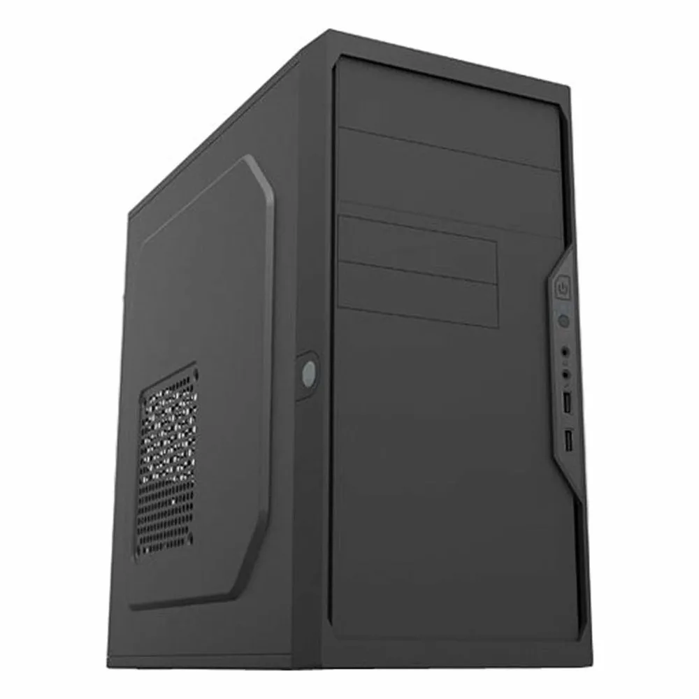 Компьютерный корпус с блоком питания 450Вт. Case Foxline FL-733, mATX, 2x5.25EXT, 2x3.5EXT, 5x3.5INT, 2xUSB 2.0, HDA, w/o FAN, w/450W ATX PSU, w/1.2m EU pwr cord
