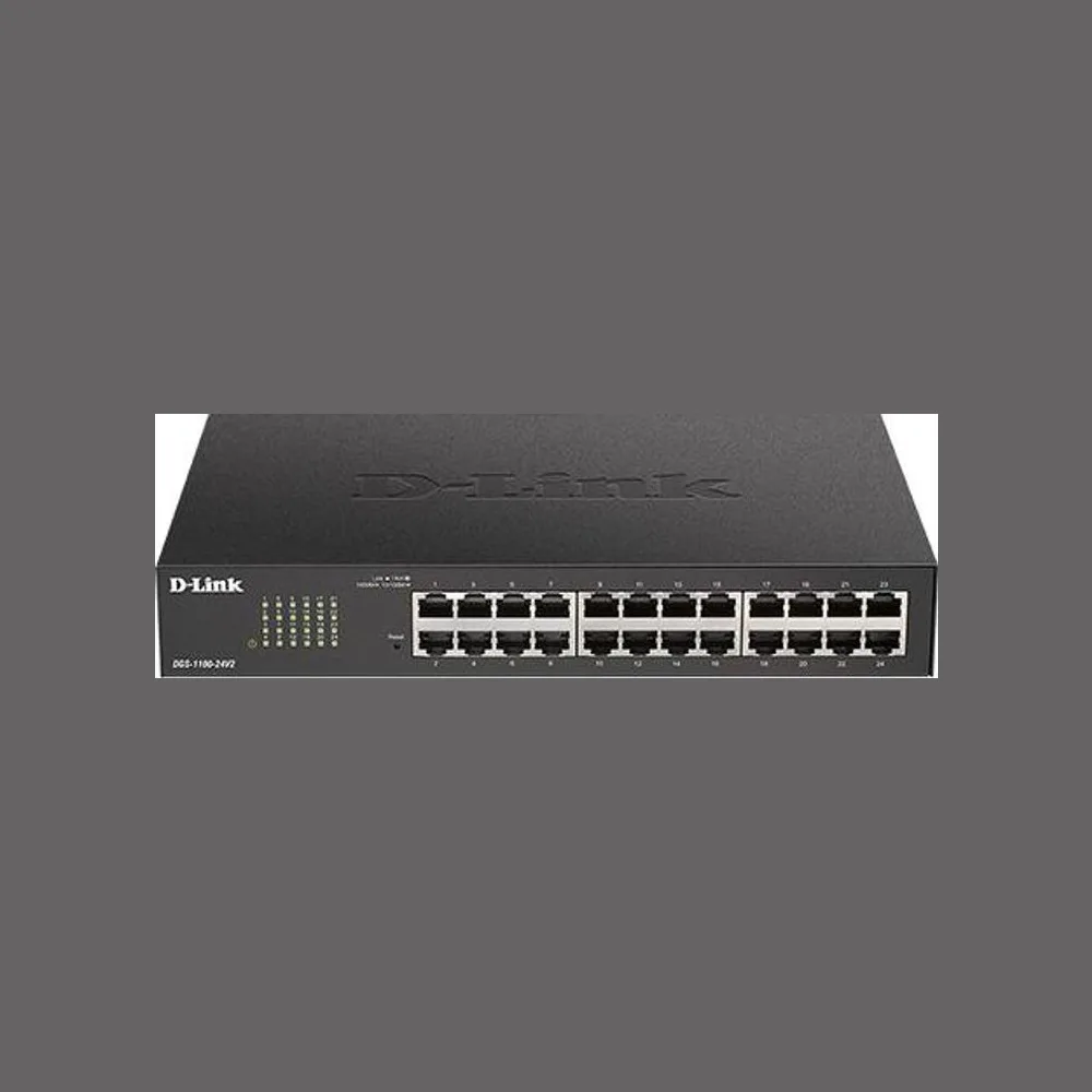 Коммутатор D-Link DGS-1100-24V2/A1A, 24×1 Гбит/с, настраиваемый
