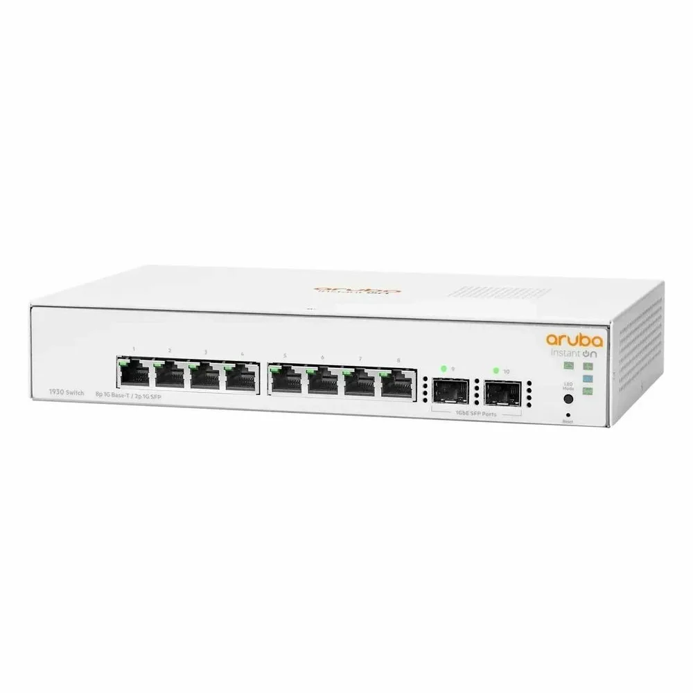 Коммутатор HPE OfficeConnect 1930 8G 2SFP, 8×1 Гбит/с + 2×1 Гбит/с SFP, управляемый