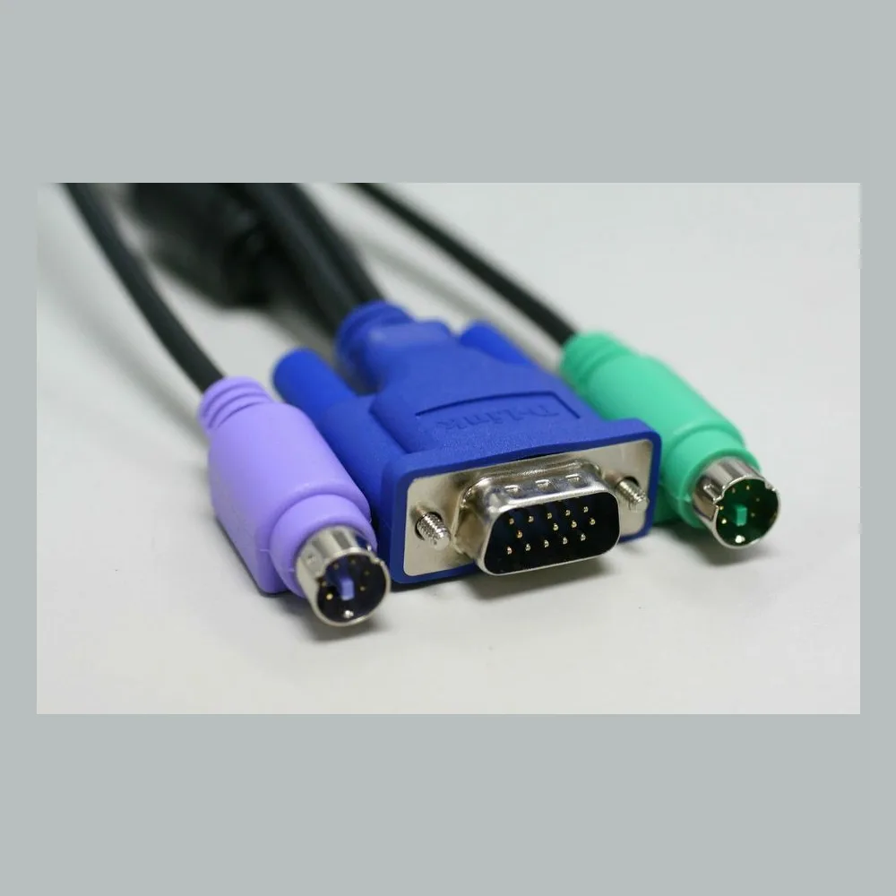 Кабель D-Link DKVM-CB/A4A 1.8м черный