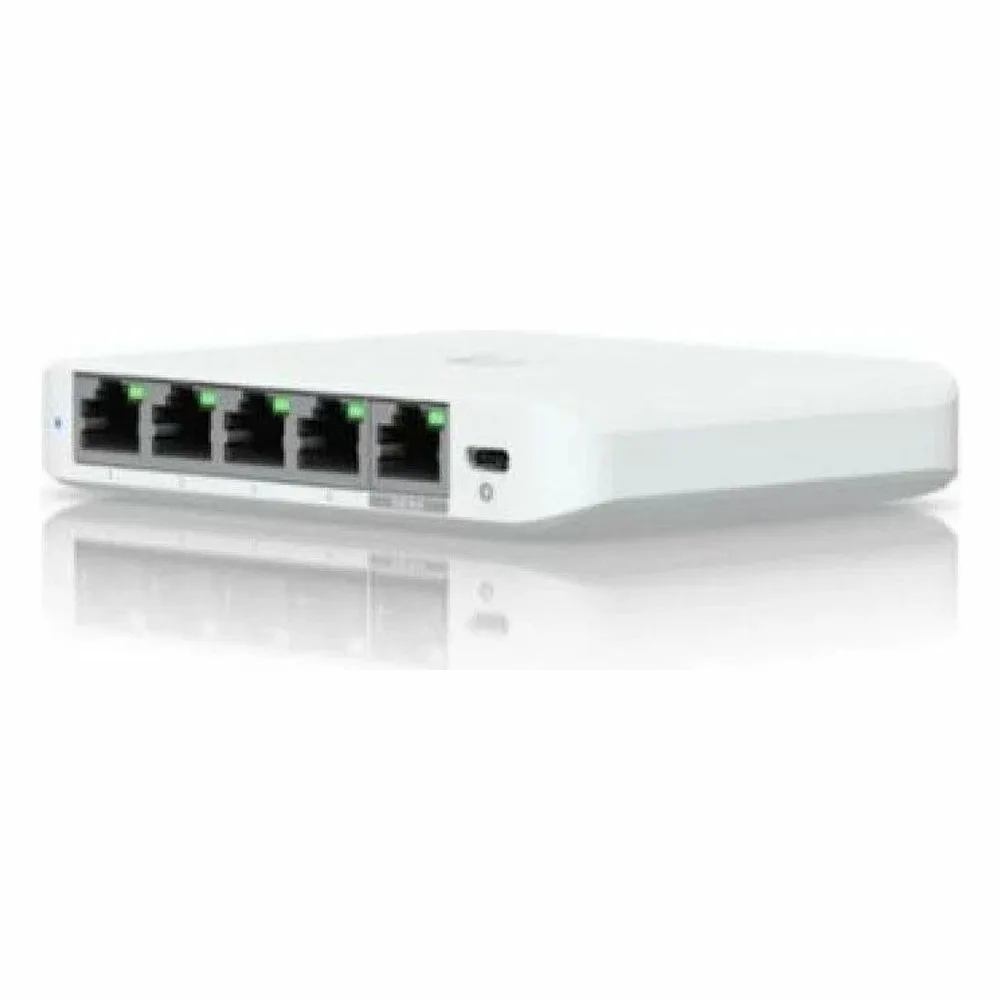 Коммутатор Ubiquiti UniFi Switch Flex, 4×1 Гбит/с PoE + 1×1 Гбит/с Uplink, управляемый