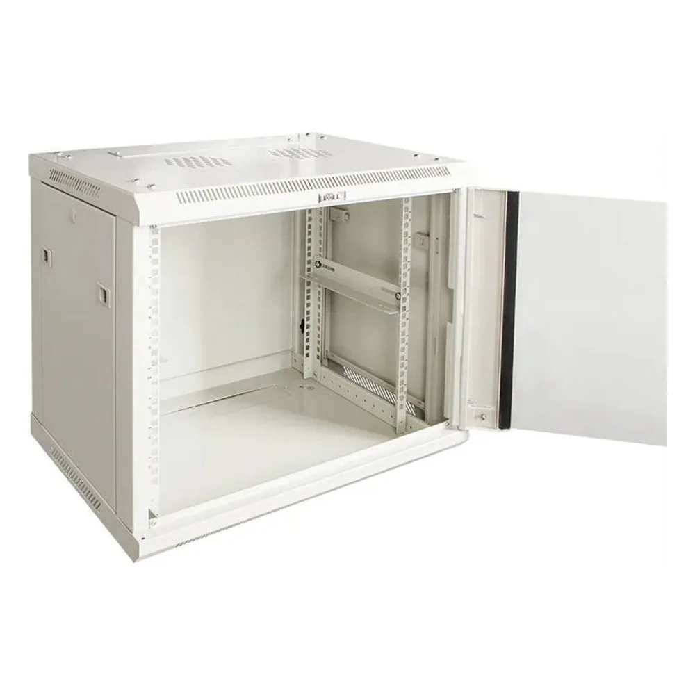 Шкаф настенный серии Pro, 4U 600x450, стеклянная дверь