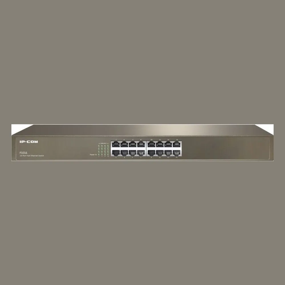 Коммутатор IP-COM F1016, 16×100 Мбит/с, неуправляемый
