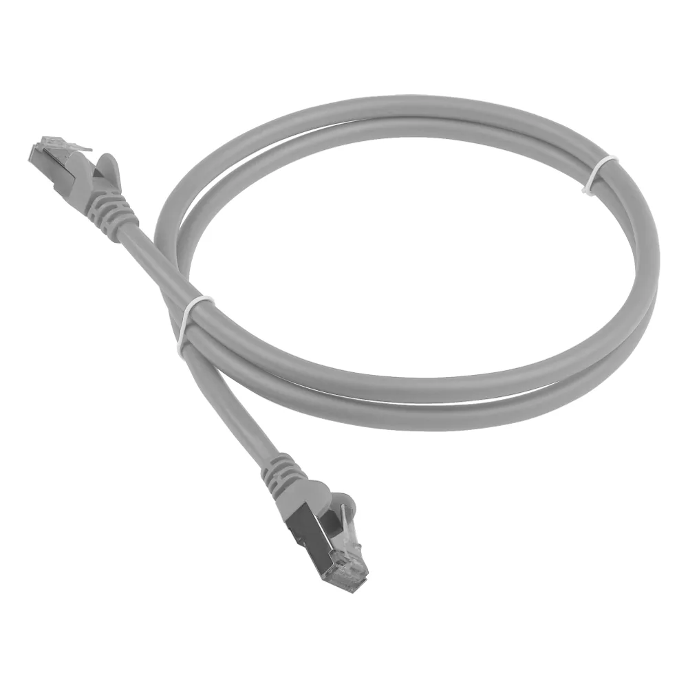 Патч-корд LANMASTER LSZH FTP кат.6, 10 м, серый