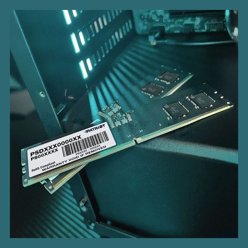 Оперативная память Patriot Signature, DDR5, 32GB (2x16 GB), 4800 MHz, CL40, DIMM