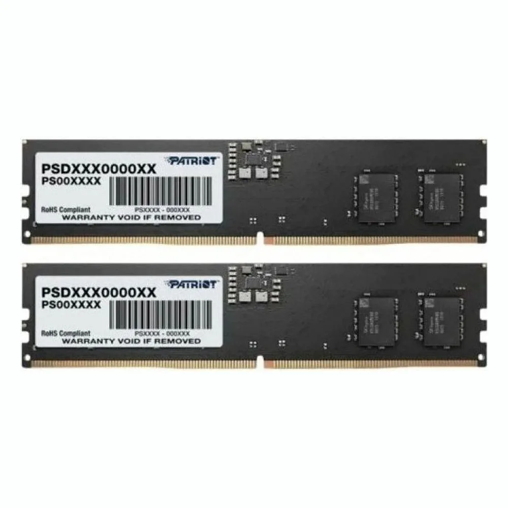 Оперативная память Patriot Signature, DDR5, 16GB (2x8 GB), 4800 MHz, CL40, DIMM