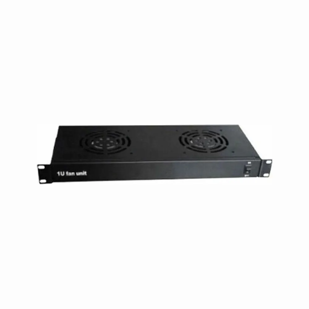 Модуль вентиляторный Wize Pro W1UFAN2 19", 1U, с 2-мя вентиляторами