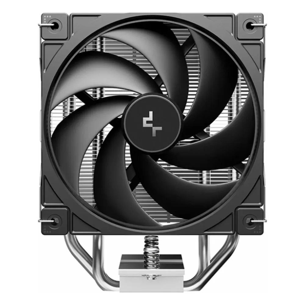 Кулер для процессора DEEPCOOL AG400 BK ARGb черный, 120 мм, алюминий/медь, 2000 об/мин, 31.6 дБ, 4 pin, 220 Вт, 150 мм