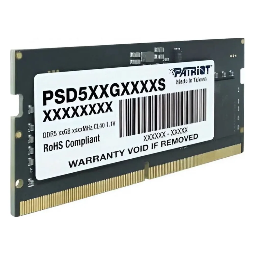 Оперативная память Patriot Signature, DDR5, 32GB (1x32 GB), 5600 MHz, CL46, DIMM