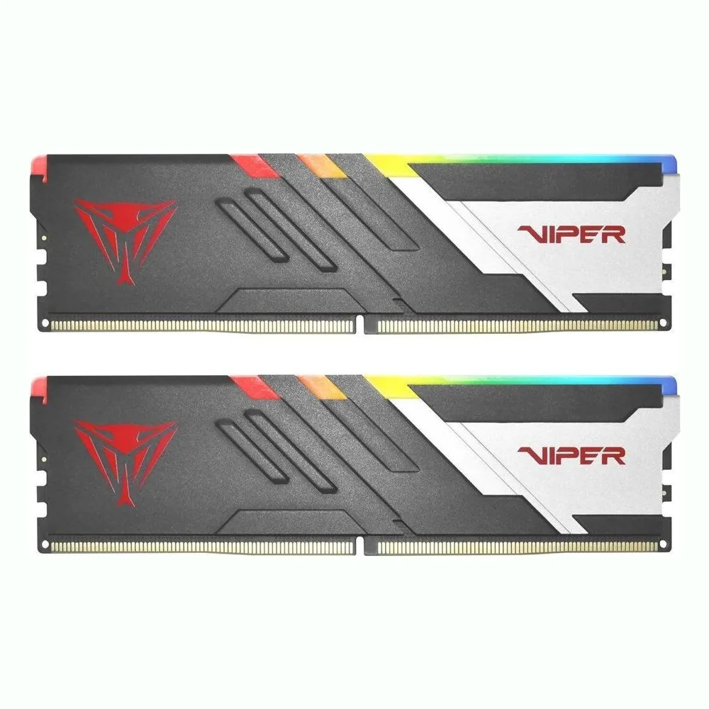 Оперативная память Patriot Viper Venom, DDR5, 32GB (2x16GB), 7400MHz, CL36, DIMM, с радиаторами, RGB, черный