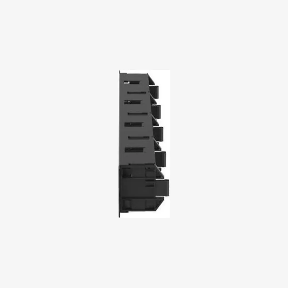 Патч-панель Panduit (QSP24BL) 19" для 4 кассет QuickNet 1U металл