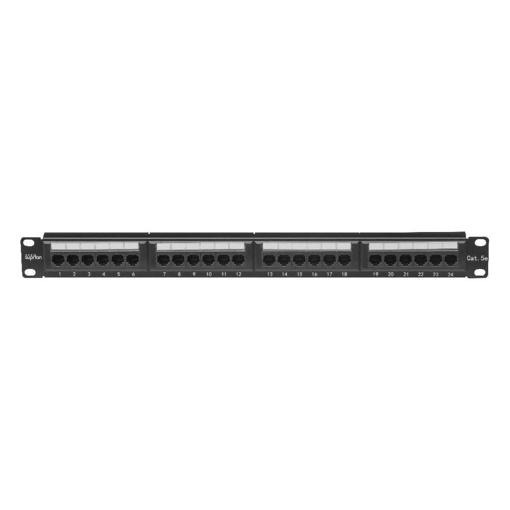Патч-панель 19', 24хRJ-45, UTP, Cat.5e, 1U