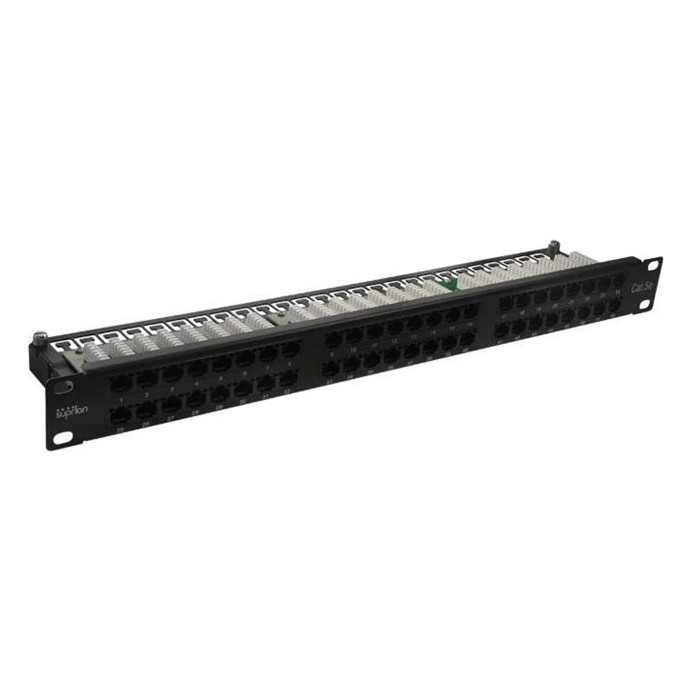 Патч-панель высокой плотности 19', 48хRJ-45, UTP, Cat.5e, 1U