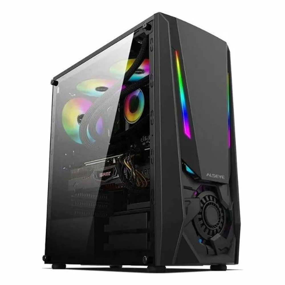 Компьютерный корпус ALSEYE Reactor-B Mini-ITX/Micro ATX/ATX, USB 2.0*2+HD Audio+USB 3.0*1 USB 2.0*2+HD Audio+USB 3.0*1