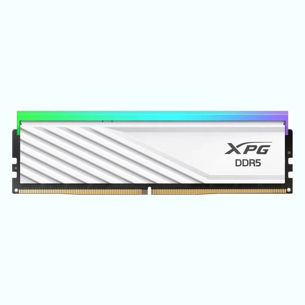 Оперативная память XPG Lancer Blade, DDR5, 32GB (2x16GB), 6400MHz, CL32, DIMM, с радиаторами, RGB, белый