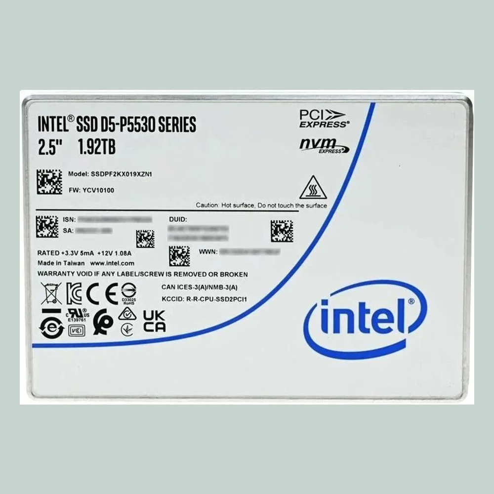Накопитель SSD INTEL PCIE 1.92Tb TLC D5-P5530 SSDPF2KX019XZN1