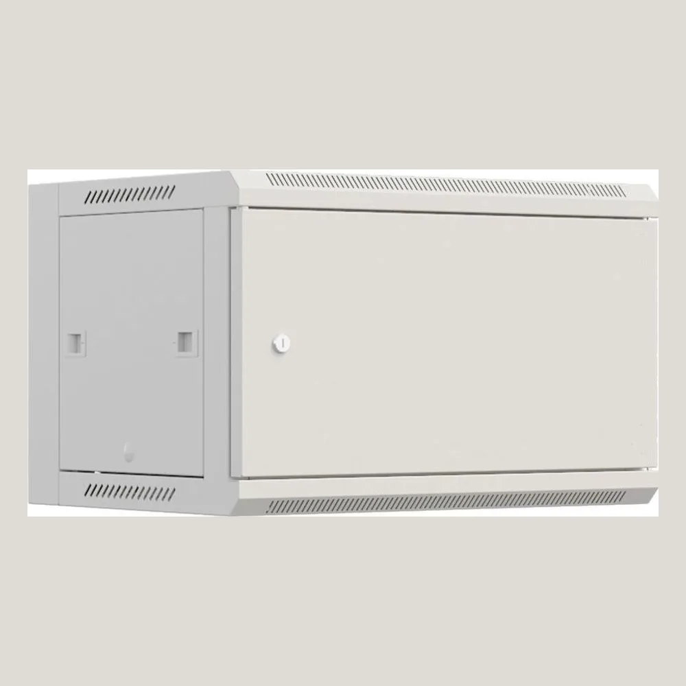 Шкаф коммутационный NTSS Премиум (NTSS-W6U6060FD) настенный 6U 570x600 мм пер. дв. металл 60 кг серый 500 мм 18.8 кг 220 град. 370 мм IP20 сталь