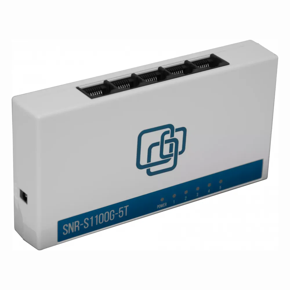 Коммутатор SNR SNR-S1100G-5T, 5×1 Гбит/с, неуправляемый
