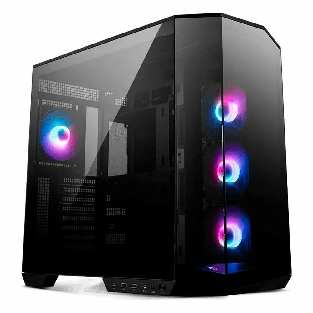 Компьютерный корпус MSI MAG Pano 100R PZ, Mid Tower, ATX, 2xUSB 3.2 Gen 1, 1xUSB 3.2 Gen2 Type-C, 3x120мм ARGb Reverse Blade Fan, 1x120мм ARGb Fan, ARGb+PWM Control Board,Tempered Glass Window, Brown Box