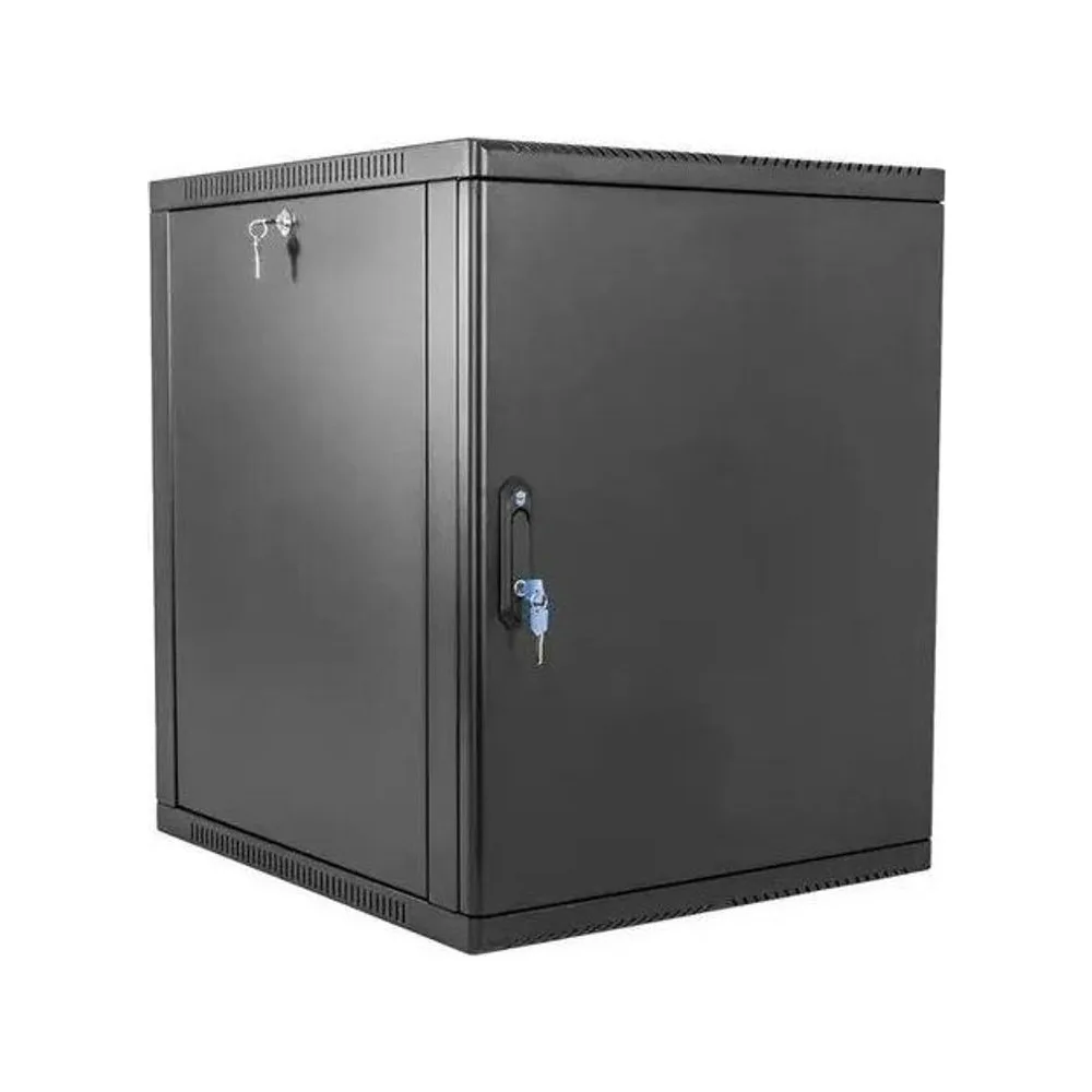 Шкаф коммутационный ЦМО (ШРН-9.650.1-9005) настенный 9U 600x658 мм пер. дв. металл 200 кг черный 600 мм 180 град.