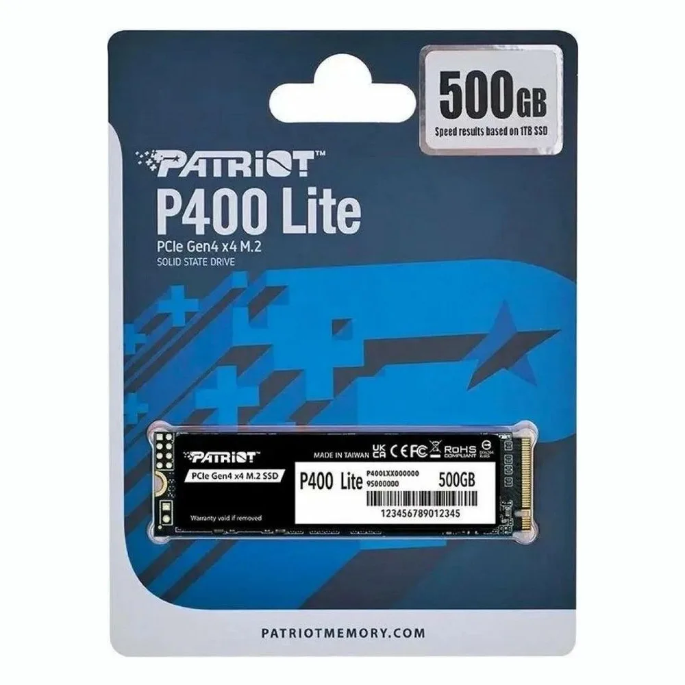 Накопитель SSD Patriot P400 Lite 500Gb (P400LP500GM28H)