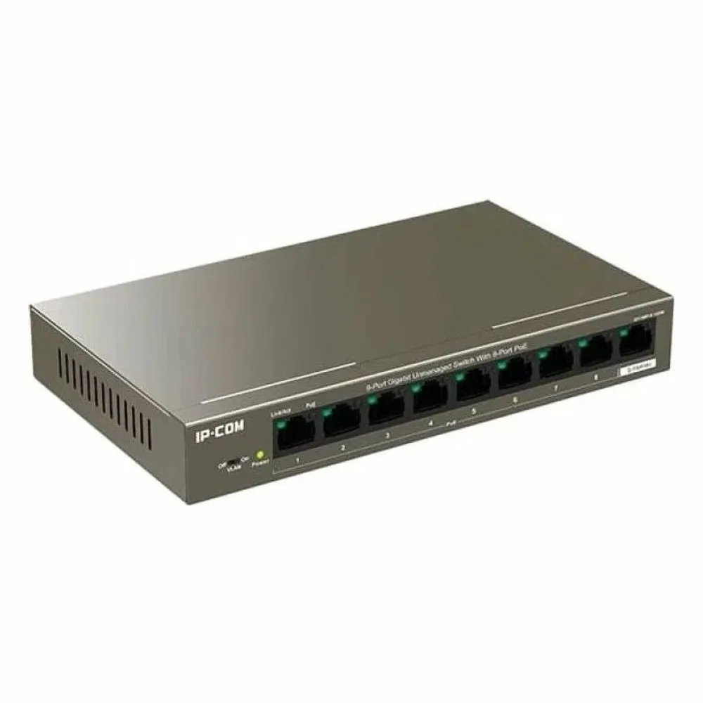 Коммутатор IP-COM G1109P-8-102W, 9×1 Гбит/с, неуправляемый