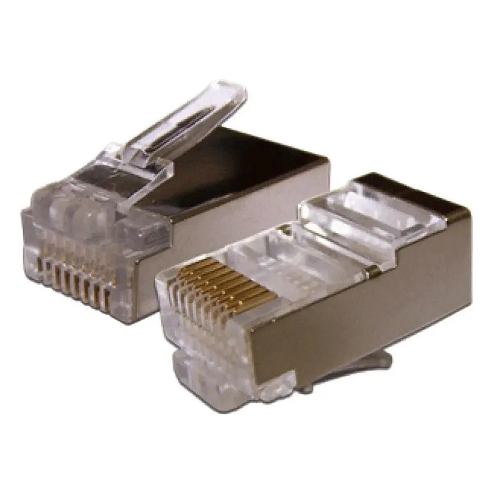 Коннектор LANMASTER (TWT-PL45/S-8P8C-6V) FTP Cat.6 RJ45 (упак.: 100 шт)