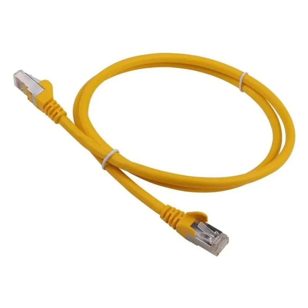 Патч-корд Lanmaster LAN-PC45/S6A-5.0-YL FTP RJ-45 вил.-вилка RJ-45 кат.6A 5м желтый LSZH (уп.:1шт)
