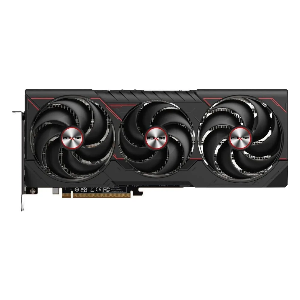 Видеокарта Sapphire AMD Radeon RX 9070 XT PULSE GAMING, 16 GB GDDR6, 256 bit, 2xDisplayPort, 2xHDMI, GPU 2400 MHz