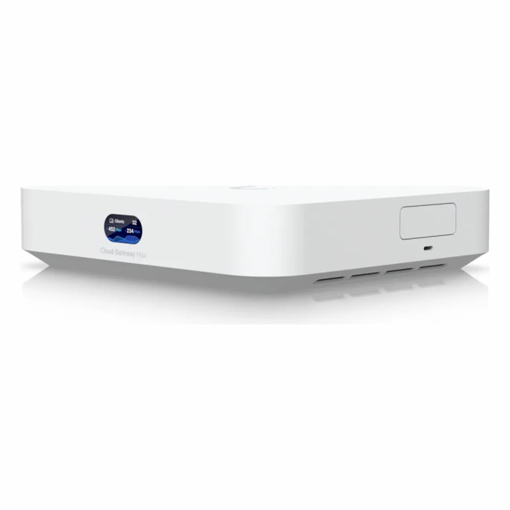 Шлюз Ubiquiti UniFi Cloud Gateway Max 512Gb (UCG-Max-NS-512G), 5×2.5 Гбит/с, управляемый