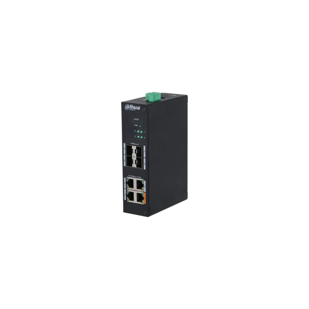 Коммутатор Dahua DH-HS4408-4ET-60, 4×100 Мбит/с + 4×1 Гбит/с SFP, управляемый