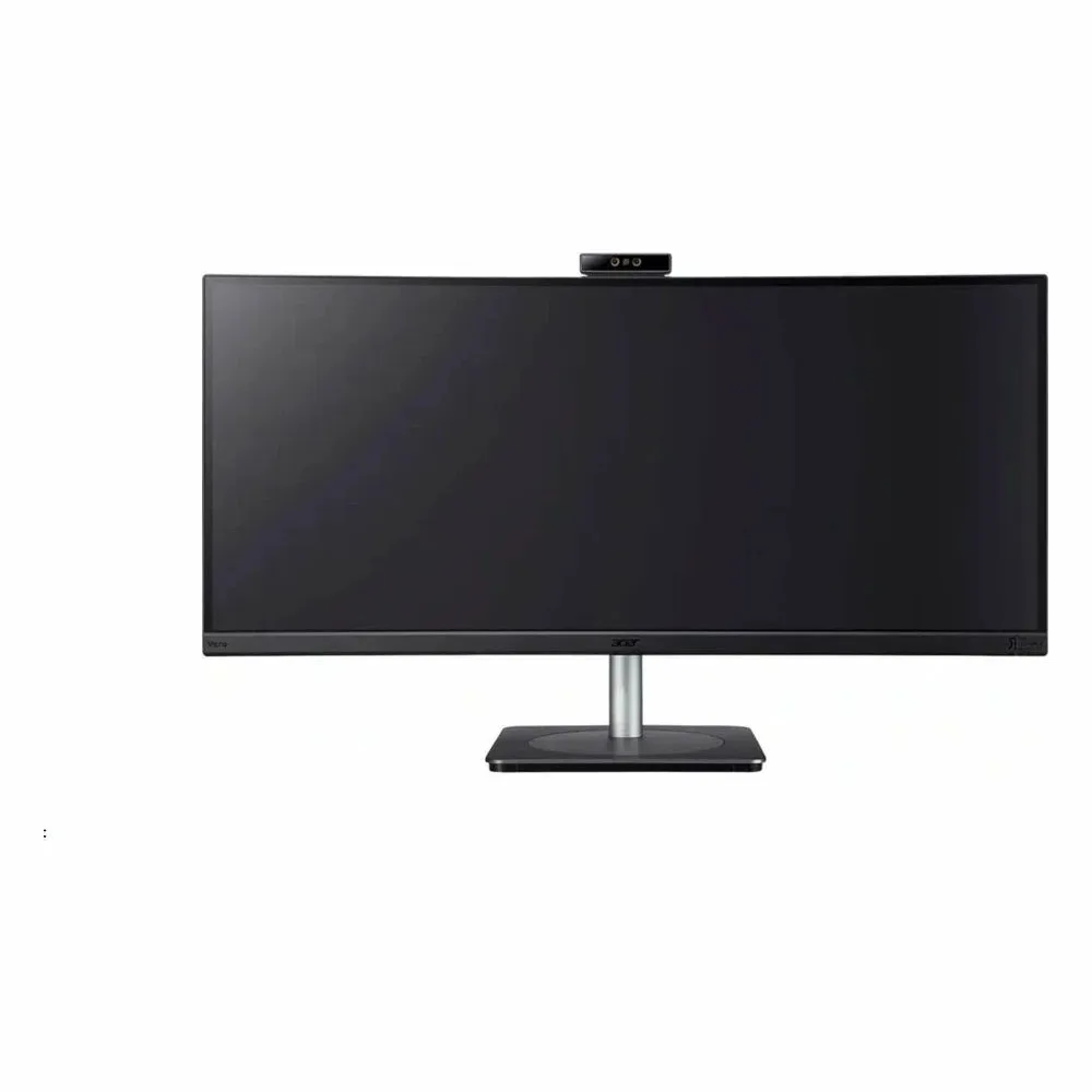 Монитор 34" Acer CB343CURDbemiiphcuzx IPS 3440x1440, 60 Гц, 4 мс, 21:9, 300 кд/м², 2xHDMI 2.0, DP, USB Type-C (90 Вт), USB Hub, HDR10, FreeSync, динамики, веб-камера 5 Мп, изогнутый экран (3800R), черный