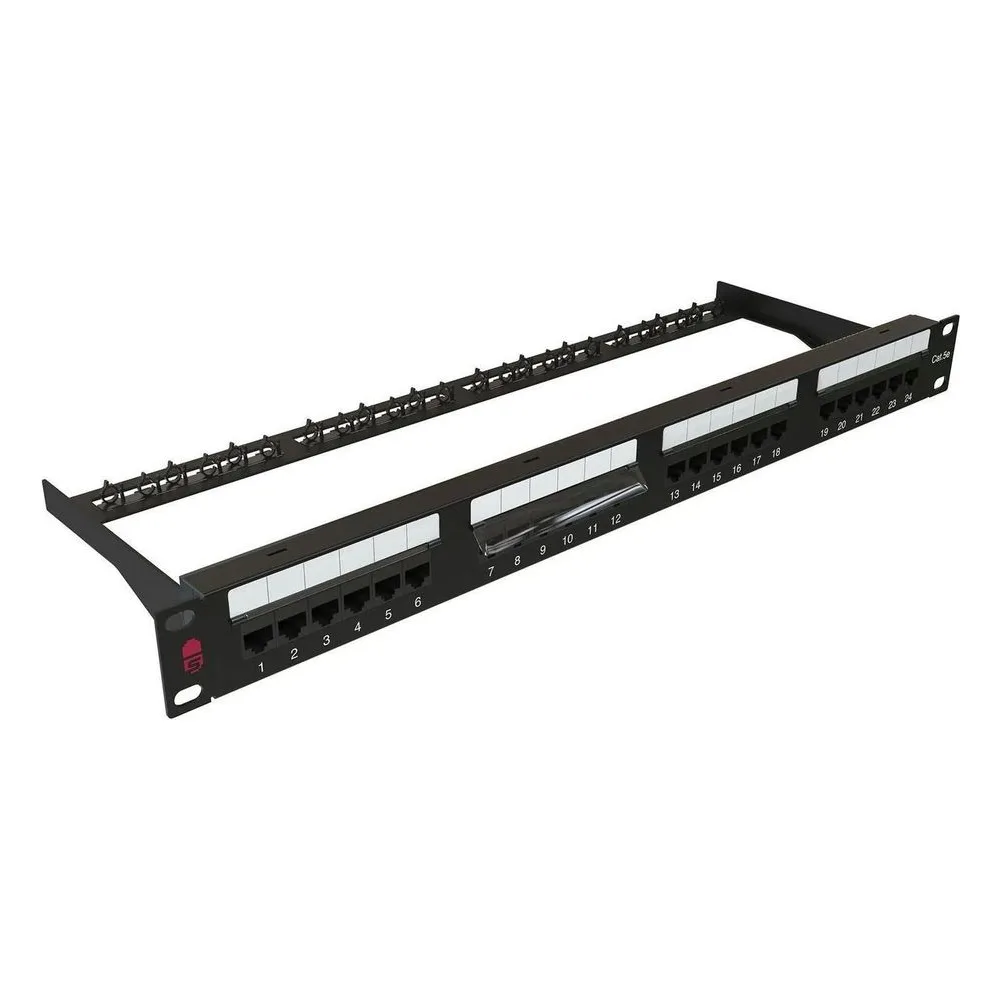 Патч-панель Sysmatrix PP 1901U.S245EU.M 19" 1U 24xRJ45 кат.5E UTP
