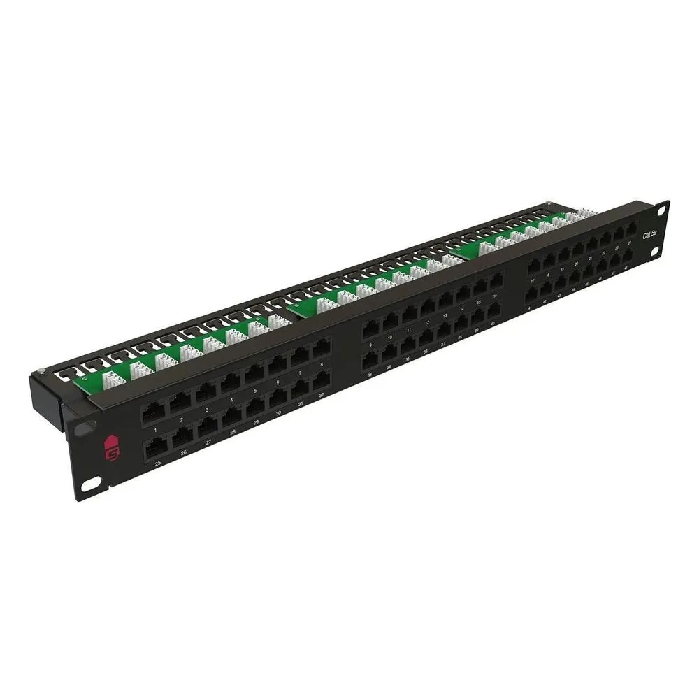 Патч-панель Sysmatrix PP 1901U.S485EU.M 19" 1U 48xRJ45 кат.5E