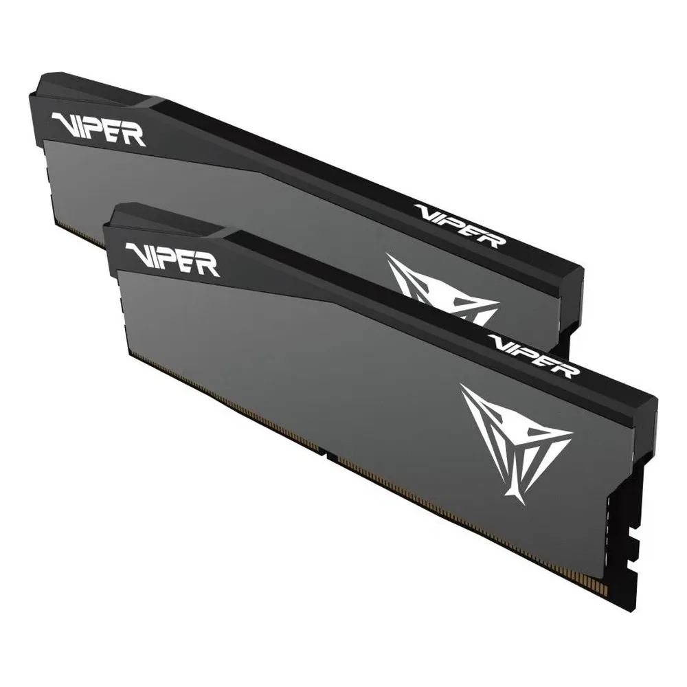 Оперативная память Patriot Viper Elite 5 Ultra, DDR5, 64GB (2x32GB), 6000 MHz, CL28, с радиатором, чёрный