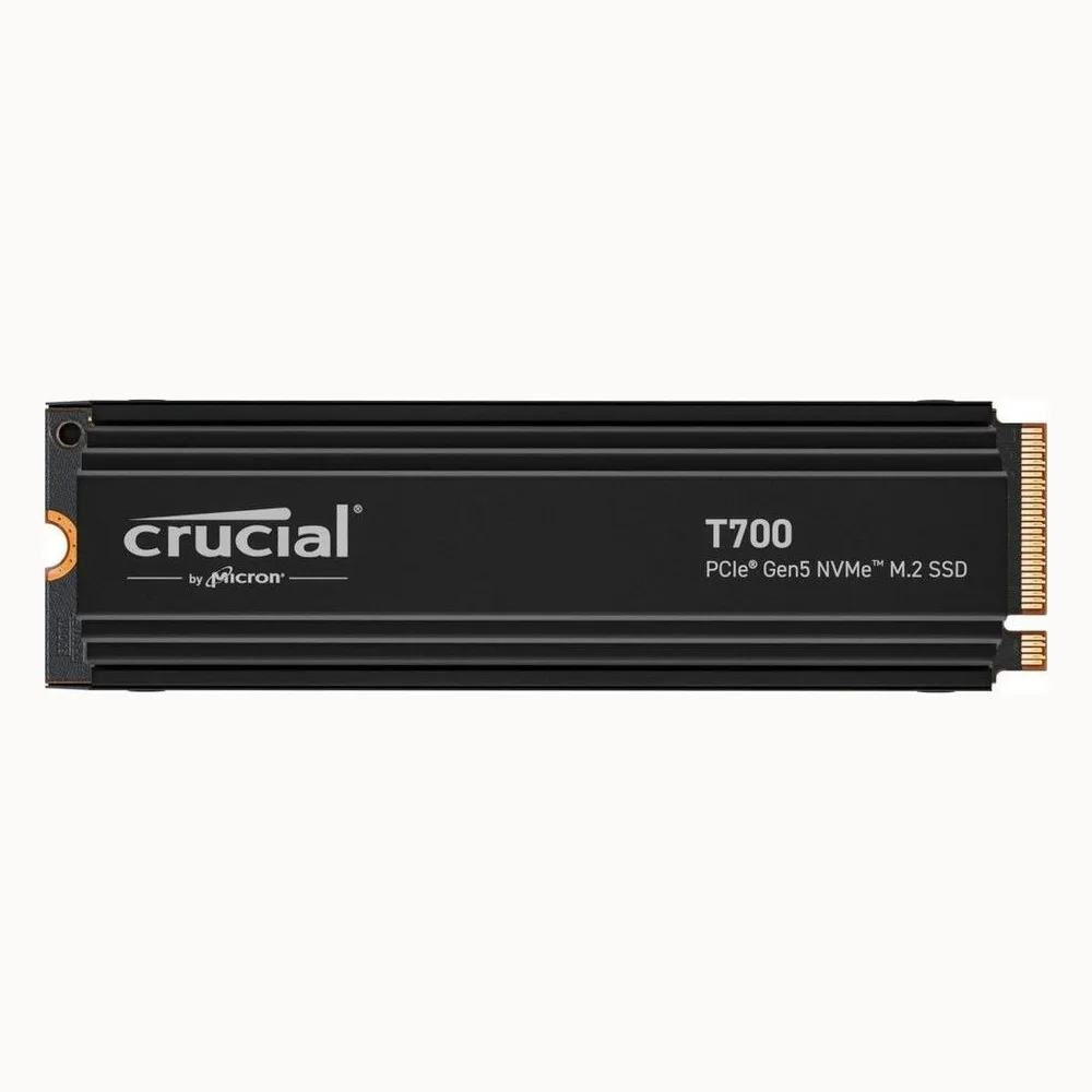 Накопитель SSD Crucial T700 2Tb PCIe Gen5 NVMe M.2 SSD with heatsink CT2000T700SSD5
