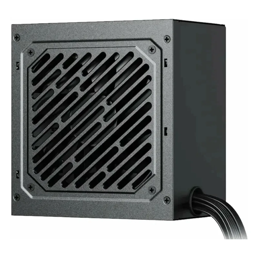 Блок питания HSPD, 400W 80 PLUS White (ATX, 2.31, Non-modular, 1x24(20+4)pin 500мм, 1xCPU 8(4+4)pin 550мм, 1xPCIe 8(6+2)pin 500мм, 1xMOLEX + SATA*2 400+150+150мм, 1xMOLEX + SATA 400+150мм, Active, 120x120мм, 150x140x86мм, APFC, OVP, OPP, SCP, UVP, NLO, SIP, black)