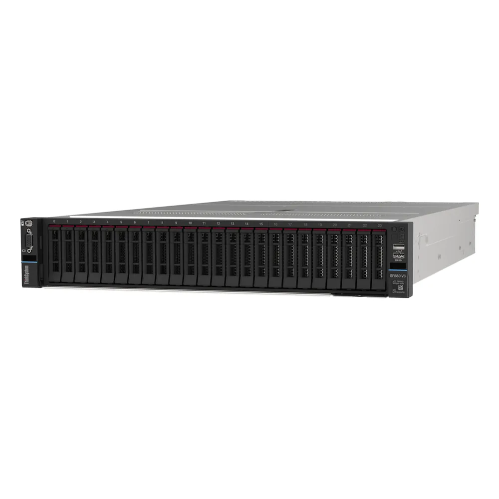 Серверная платформа с ЦПУ Lenovo ThinkSystem SR650 V3 1x Silver 4510 12C 150W 2.4G/1x32Gb 1Rx4/940-16i/12x 3.5" SAS Open bay/3 (x16, x8, x8) Gen4/1x1100W Titanium