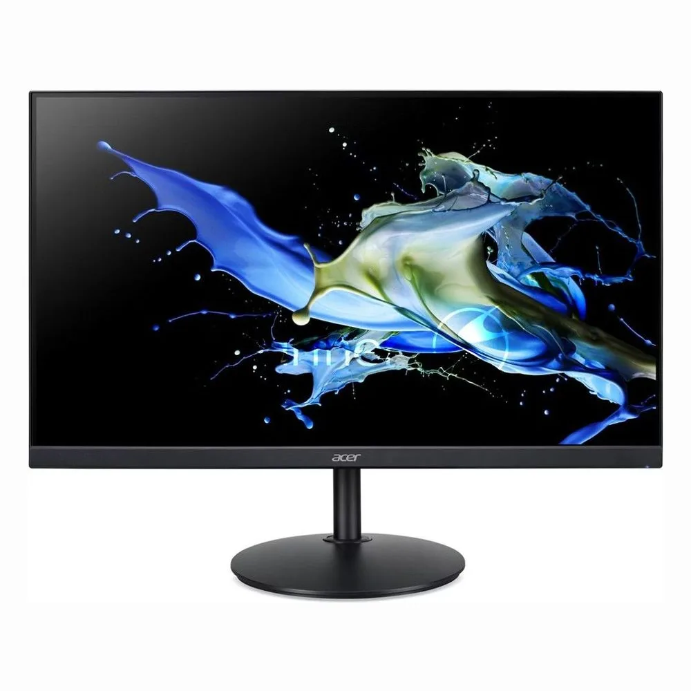 Монитор 27" Acer CB272D6bmiprcx IPS 1920x1080, 120 Гц, 1 мс, 16:9, 250 кд/м², HDMI, DP, VGA, 3.5 Jack, динамики (2x5 Вт), веб-камера, FreeSync, черный