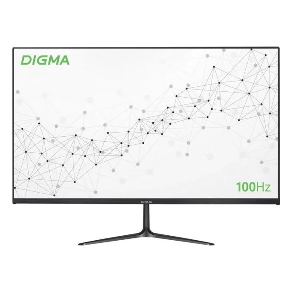 Монитор 27" Digma Progress 27P302Q IPS 2560x1440, 100 Гц, 1 мс, 16:9, 250 кд/м², HDMI 2.1, DP 1.2, FreeSync, черный