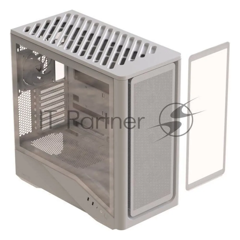 Компьютерный корпус Formula V Line Air Power G9 DUO PA White, ATX, TYPE-C*1, USB3.0*2, MESH/GLASS FRONT PANEL, FRONT 3x PERFORMANCE ARGB, REAR 1x PERFORMANCE ARGB