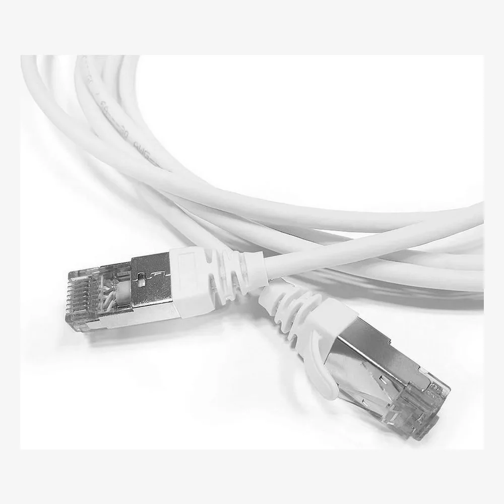 Кабельная сборка Hyperline PC-LPT-SFTP-RJ45-RJ45-C6-5M-LSZH-WT Патч-корд S/FTP, экранированный, категория 6 (100% Fluke Component Tested), 28AWG, LSZH, 5м, белый