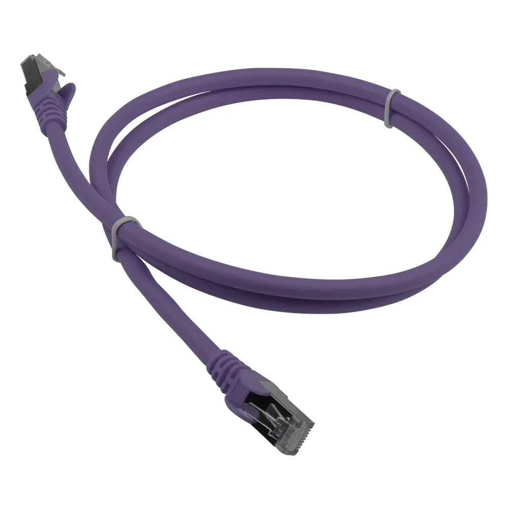 Патч-корд Lanmaster LAN-PC45/S6A-5.0-VI FTP RJ-45 вил.-вилка RJ-45 кат.6A 5м фиолетовый LSZH (уп.:1шт)