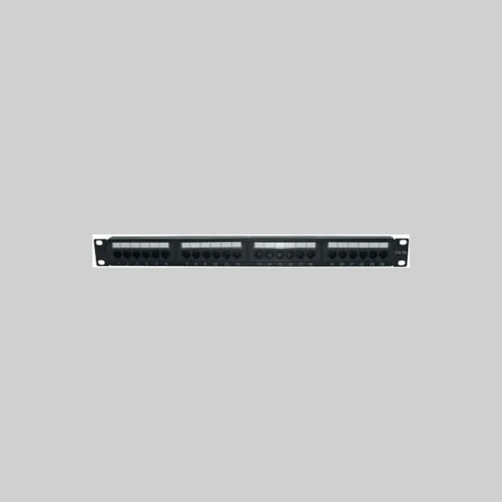 Патч-панель 19" Wize Pro W1U24CAT5E 24 порта, высота 1U, CAT5E, UTP