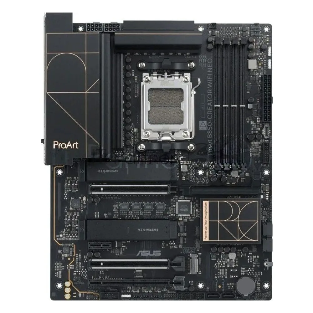 Материнская плата Asus PROART B850-CREATOR WIFI NEO, AM5, AMD B850, 4xDDR5, 4xSATA, 3xM.2, 2xPCIe x16, 1xPCIe x1, DisplayPort, HDMI, 2x5Gb LAN, USB Type-C, 5x3.5 мм, 7.1, ATX