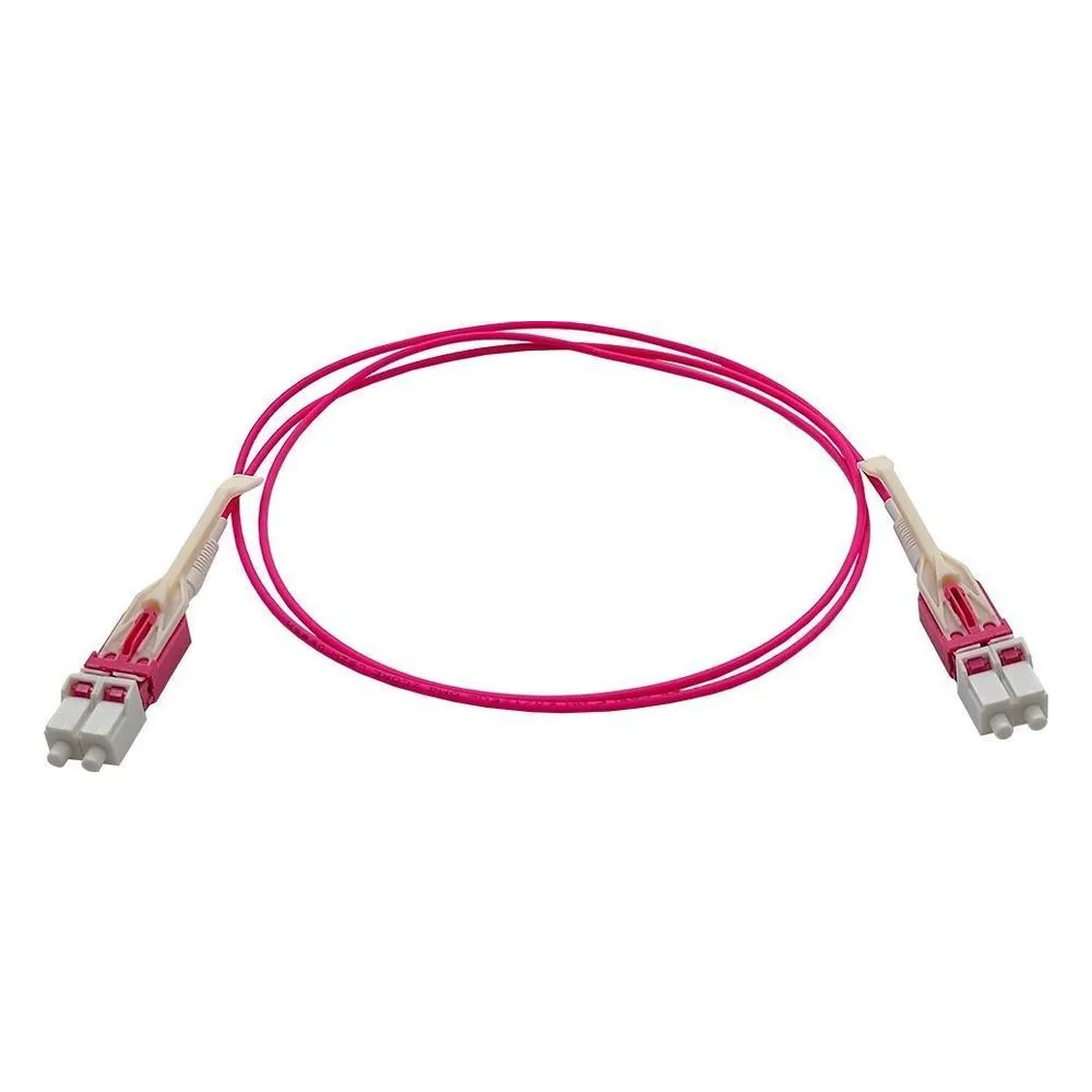 Патч-корд Lanmaster LAN-2LC-2LC/OM4H-2.0 2x50/125 OM4 LC дуплекс-LC дуплекс 2м LSZH розовый