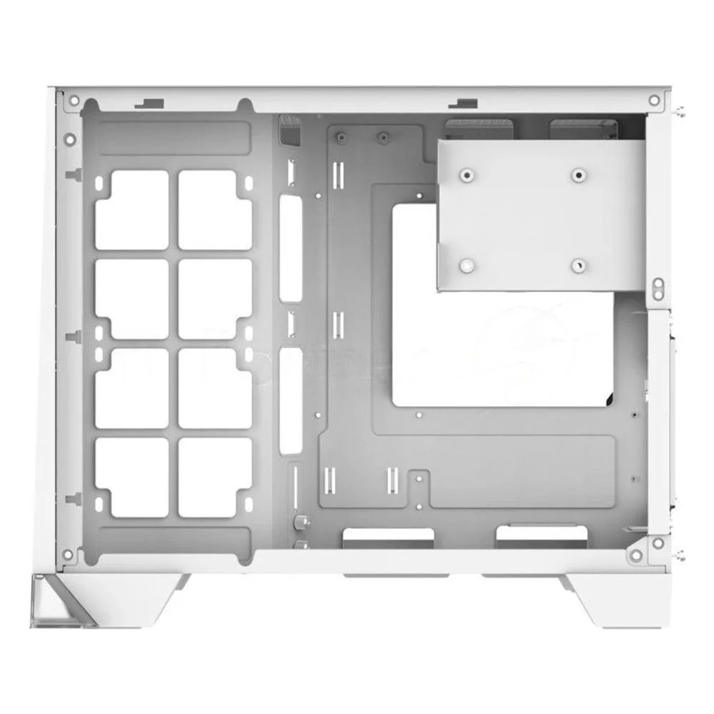 Корпус Formula Crystal Z4M Plus белый без БП mATX 3x120mm 1xUSB3.0 audio bott PSU