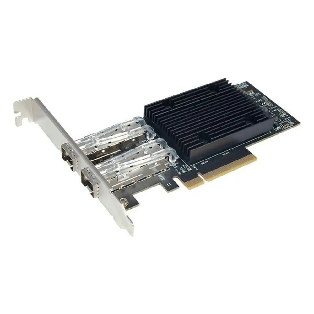 Сетевой адаптер STLab N-1100 2x25GbE, PCIe 3.0 x8, SFP28, BCM57414, Ethernet Adapter