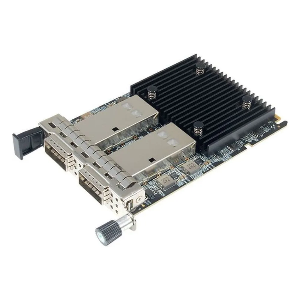 Сетевой адаптер STLab N-1170 2x100GbE, PCIe 4.0 x16, QSFP56, BCM57508, OCP 3.0, Ethernet Adapter