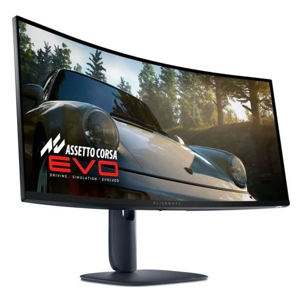Монитор 34" Dell Alienware AW3425DWM VA 3440x1440, 180 Гц, 1 мс, 21:9, 400 кд/м², изогнутый, 2xHDMI, DisplayPort, HDR, FreeSync Premium, Low Blue Light, черный